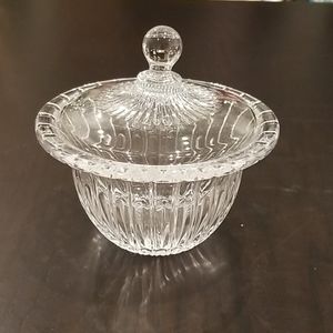 Paşabahçe Crysta Candy dish w/ lid. NIB